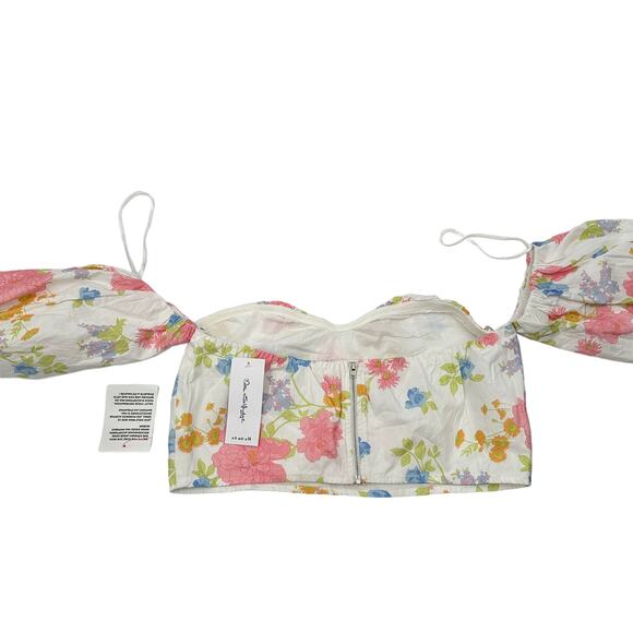 Miss Selfridge NWT Asos 2 Piece Poplin Floral Crop Top & Skirt Set  // 10 & 12 - Picture 14 of 14